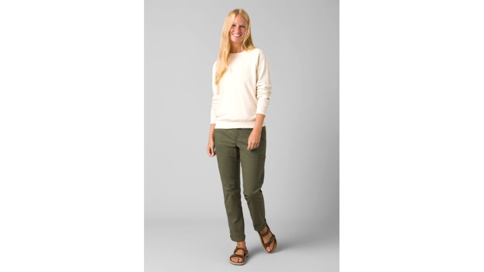 prAna Cozy Up Sweatshirt - Womens, Canvas Heather, Small, 1967291-250-S