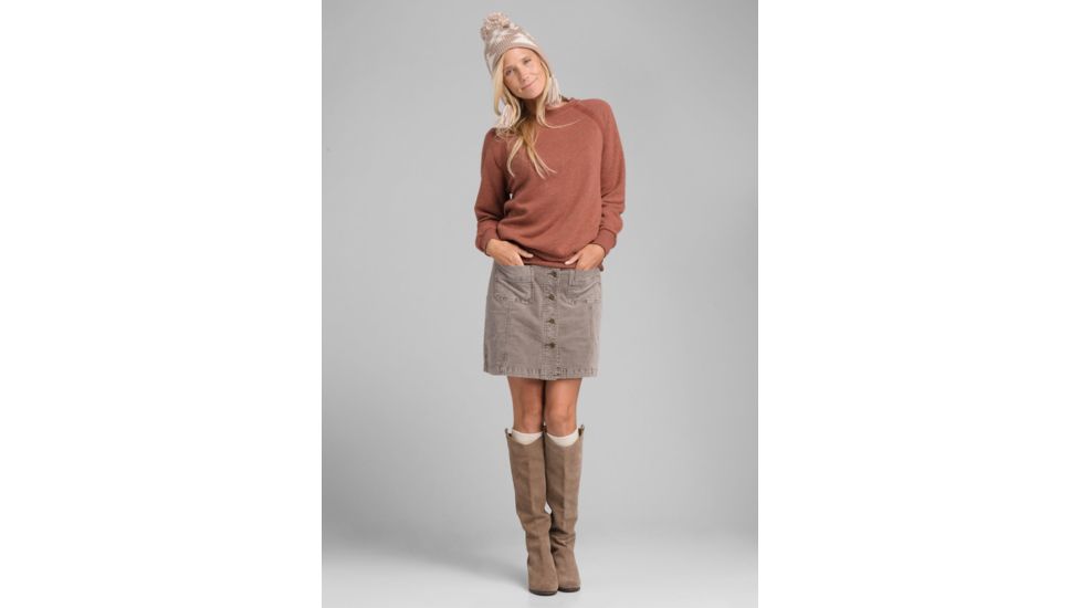 prAna Cozy Up Sweatshirt - Womens, Chai Heather, Large, W23180582-CHHT-L