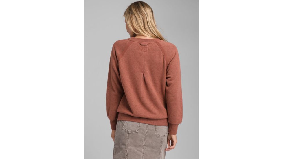 prAna Cozy Up Sweatshirt - Womens, Chai Heather, Large, W23180582-CHHT-L