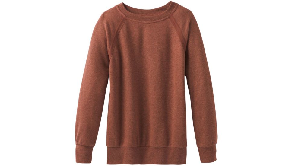 prAna Cozy Up Sweatshirt - Womens, Chai Heather, Large, W23180582-CHHT-L