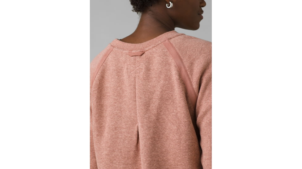 prAna Cozy Up Sweatshirt - Womens, Cloud Blush Heather, XS, 1961311-650-XS