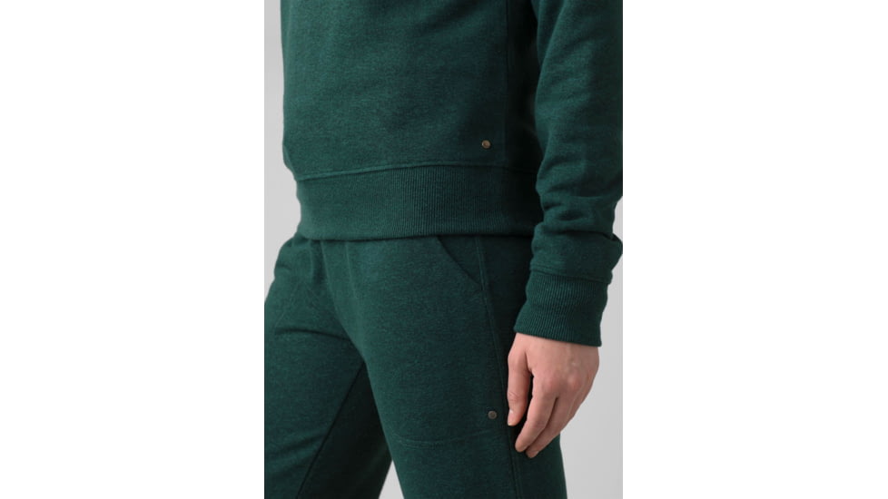 prAna Cozy Up Sweatshirt - Womens, Deep Pine Heather, Small, 1967291-300-S
