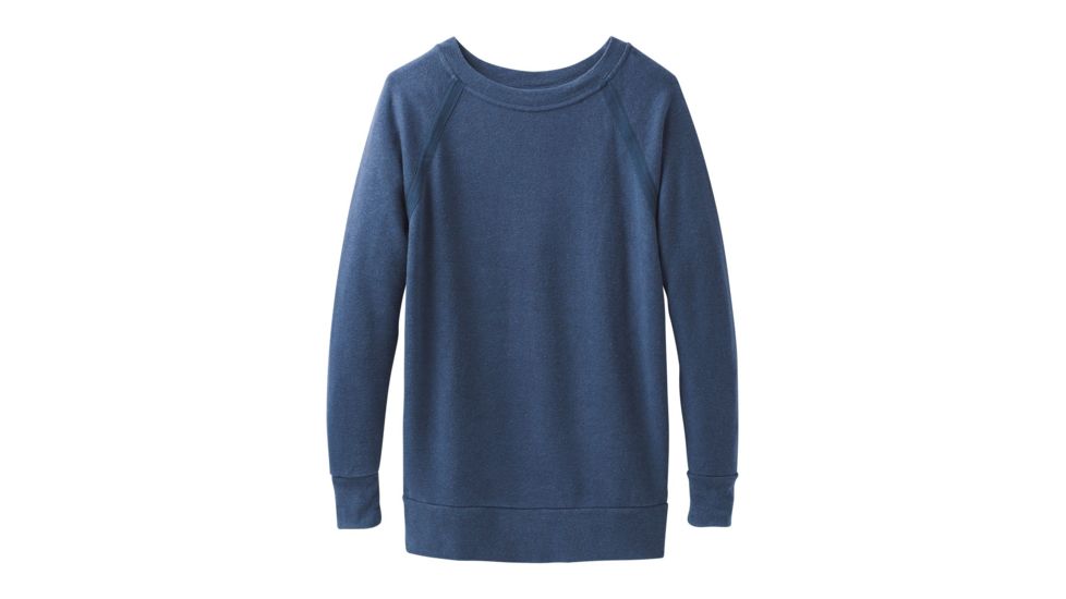 prAna Cozy Up Sweatshirt - Women's, Equinox Blue Heather, XSmall, W23180582-EBHT-XS