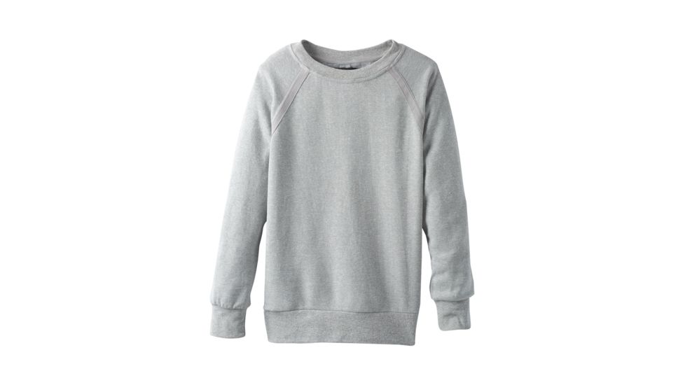 prAna Cozy Up Sweatshirt - Women's, Heather Grey, XSmall, W23180582-HTGY-XS