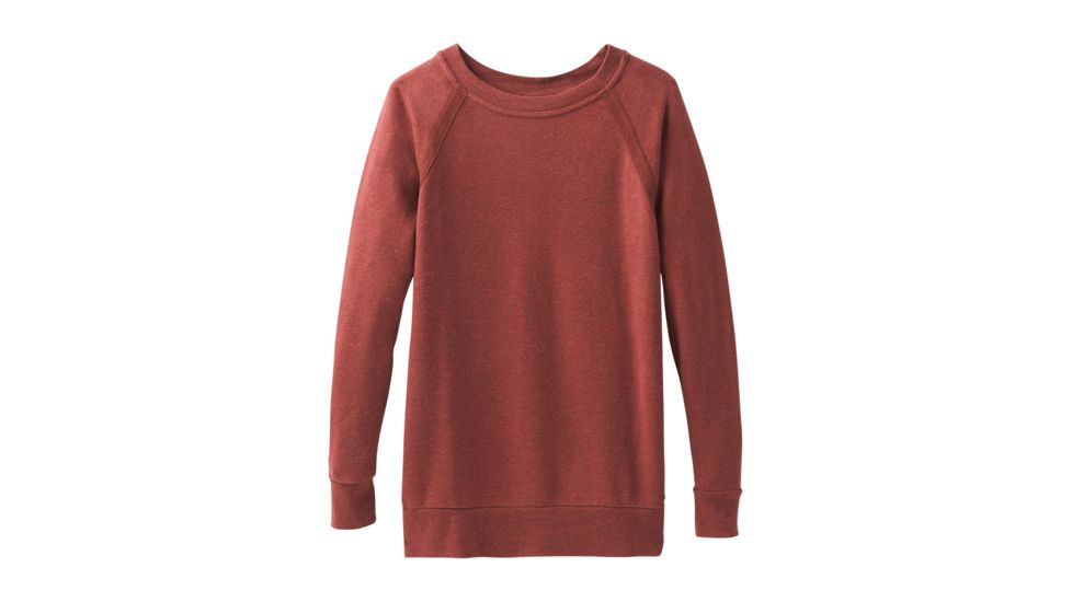 prAna Cozy Up Sweatshirt - Women's, Mulled Wine Heather, Small, W23180582-MWHT-S