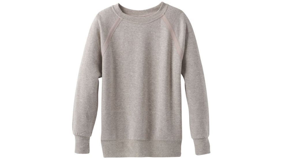 prAna Cozy Up Sweatshirt - Womens, Oatmeal Heather, Medium, W23180582-OAHT-M