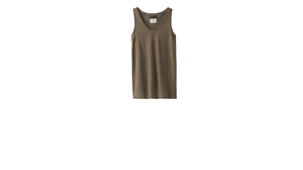 prAna Cozy Up Tank, Cargo Green Heather, Large, W11190754 -319-L