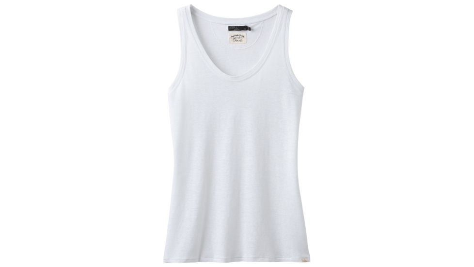 prAna Cozy Up Tank - Womens, White, Large, W11190754 -100-L