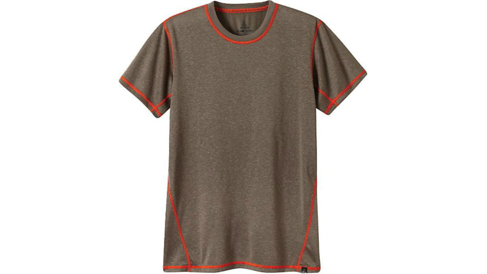 prAna Crux Crew T-Shirt - Men's-Mud-X-Large