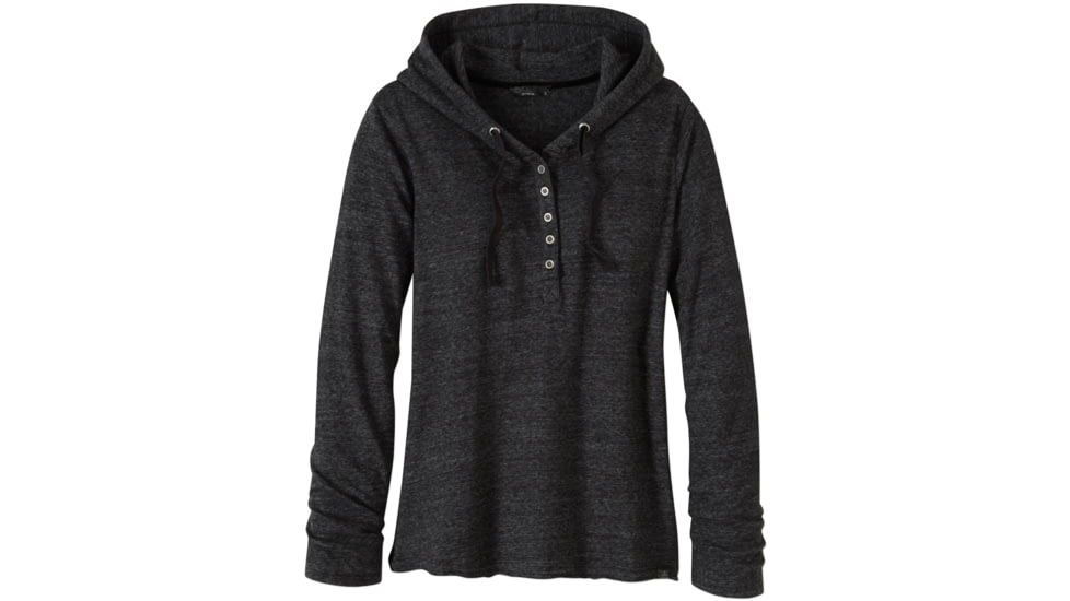 prAna Devan Henley - Women's -Black-Large