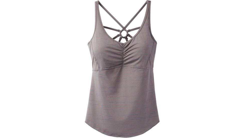 prAna Dreaming Top - Women's-Moonrock Broken Stripe-Large