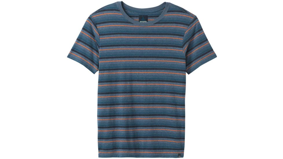prAna Dustin Short Sleeve Crew - Mens, Nickel, Large, M13190579-NICK-L
