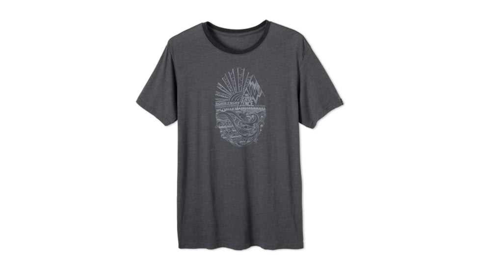 prAna Eco Tee - Men's-Charcoal-Small