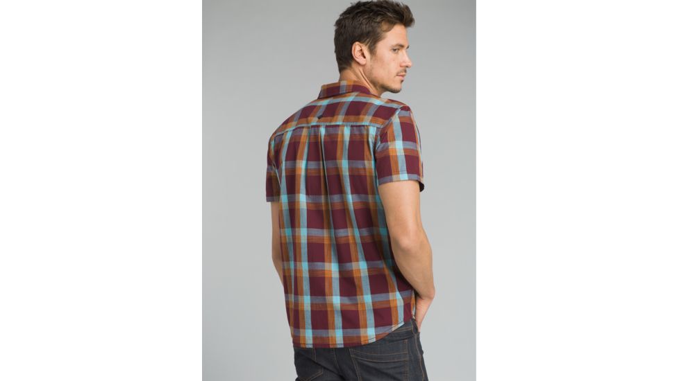 prAna Ecto Short Sleeve T-Shirt - Mens, Black Cherry, Small, M13181366-BKCY-S