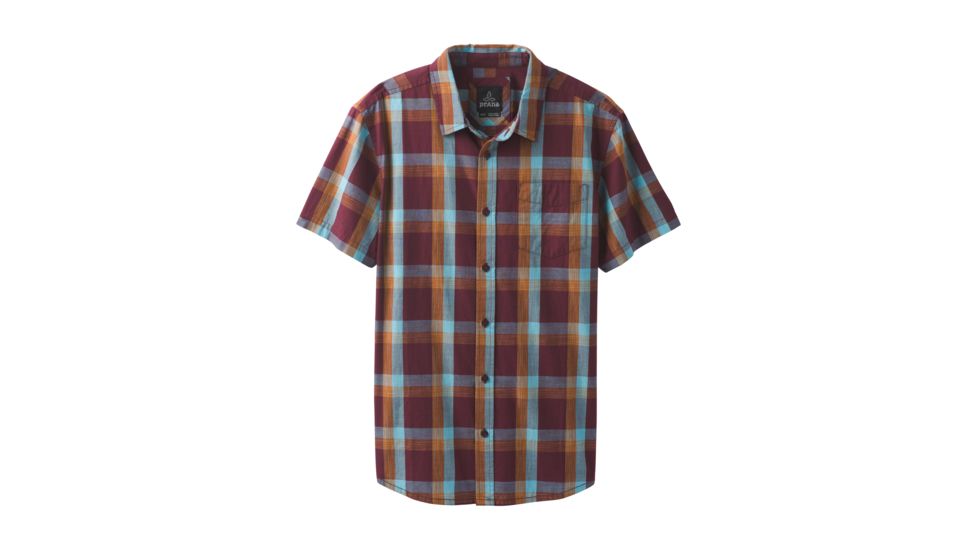 prAna Ecto Short Sleeve T-Shirt - Mens, Black Cherry, Small, M13181366-BKCY-S