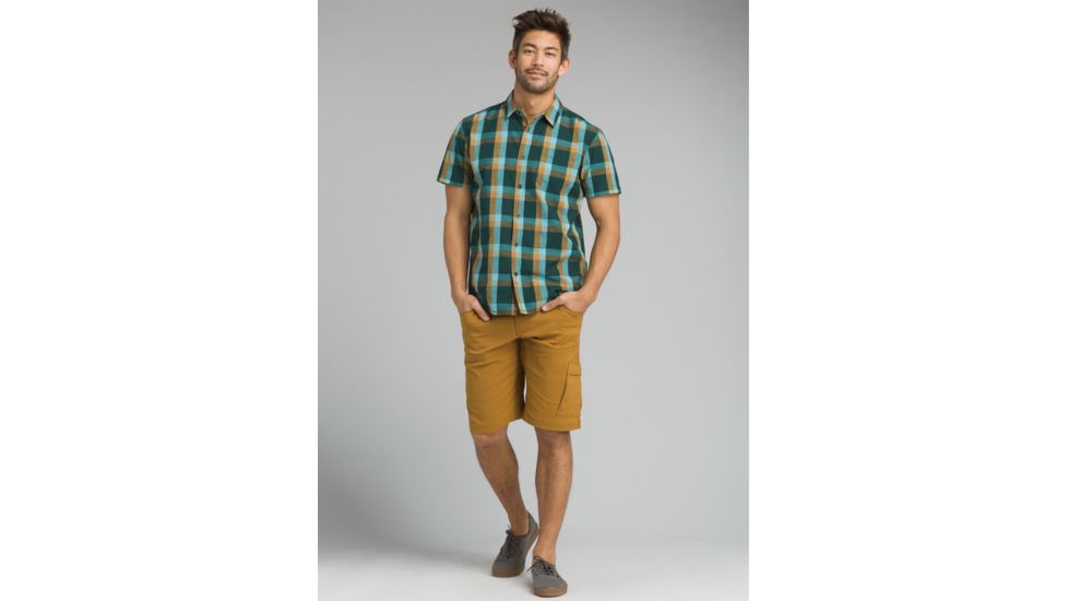 prAna Ecto Short Sleeve T-Shirt - Mens, Highland Green, Large, M13181366-HLGR-L