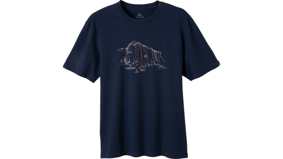 prAna El Capitan T-Shirt - Men's-Navy-Small