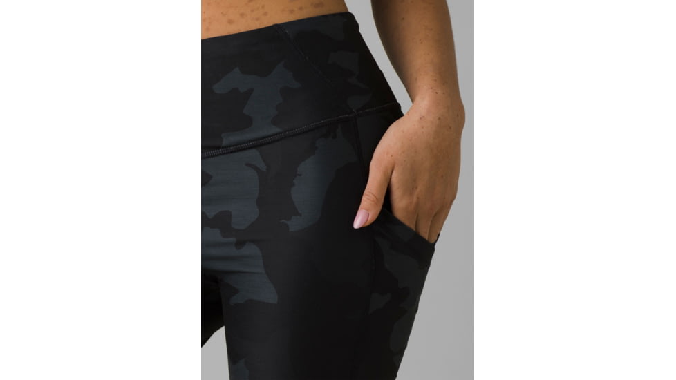 prAna Electa Short II - Women's, Large, Black Camo, 1971401-002-L