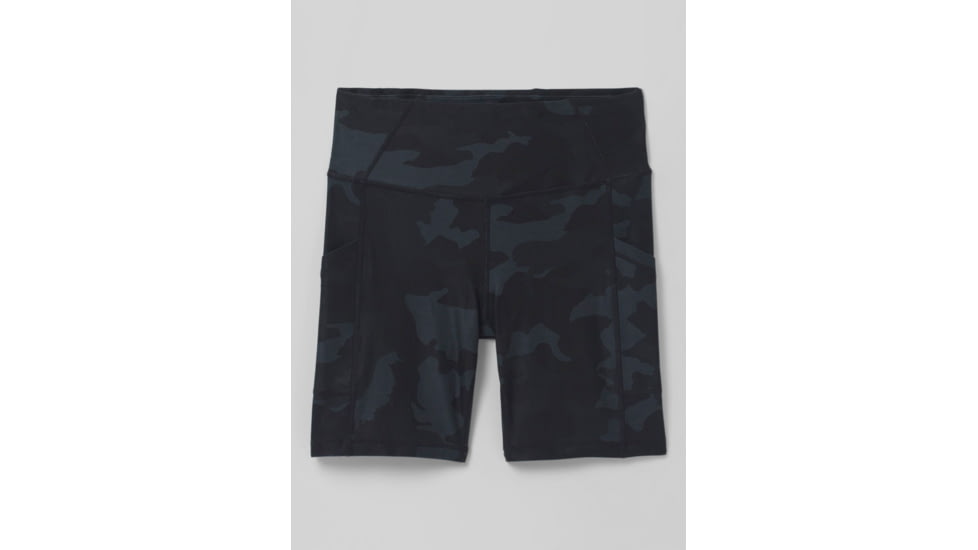 prAna Electa Short II - Women's, Large, Black Camo, 1971401-002-L
