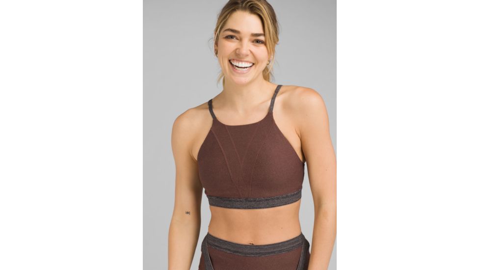 prAna Elisha Bra - Womens, Cocoa, Extra Small, W13190922-COA-XS