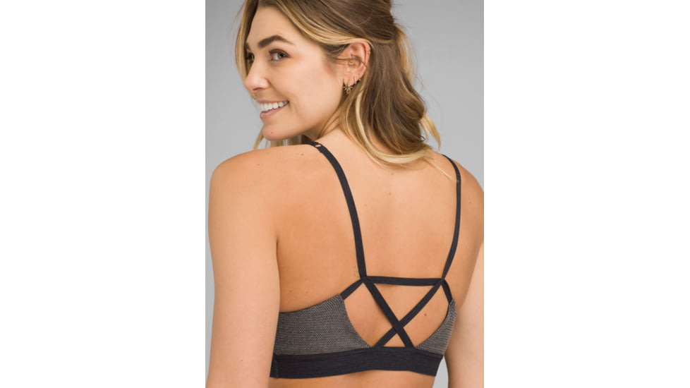prAna Elisha Bra - Womens, Moon Light, Small, W13190922-MOLI-S