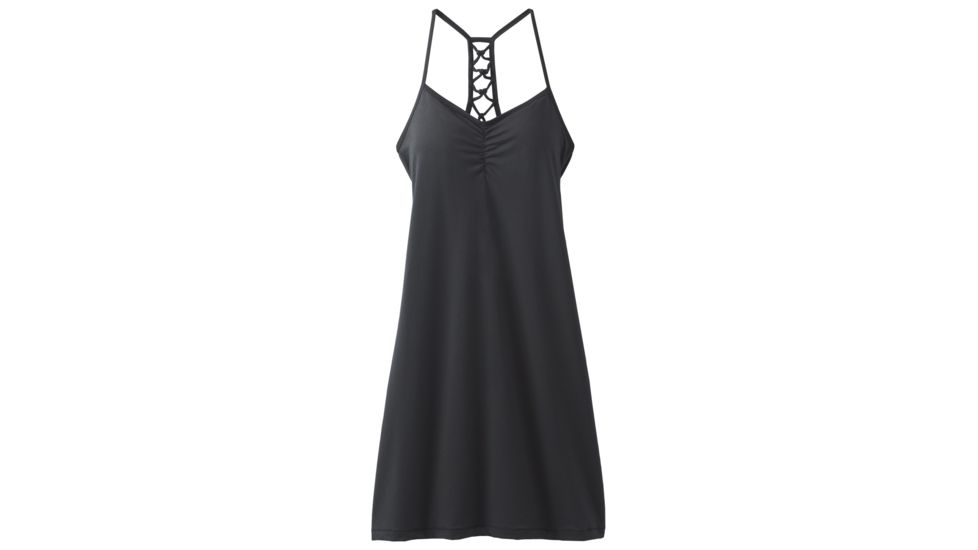 prAna Elixir Dress Womens, Black, Large, W31180587-BLK-L