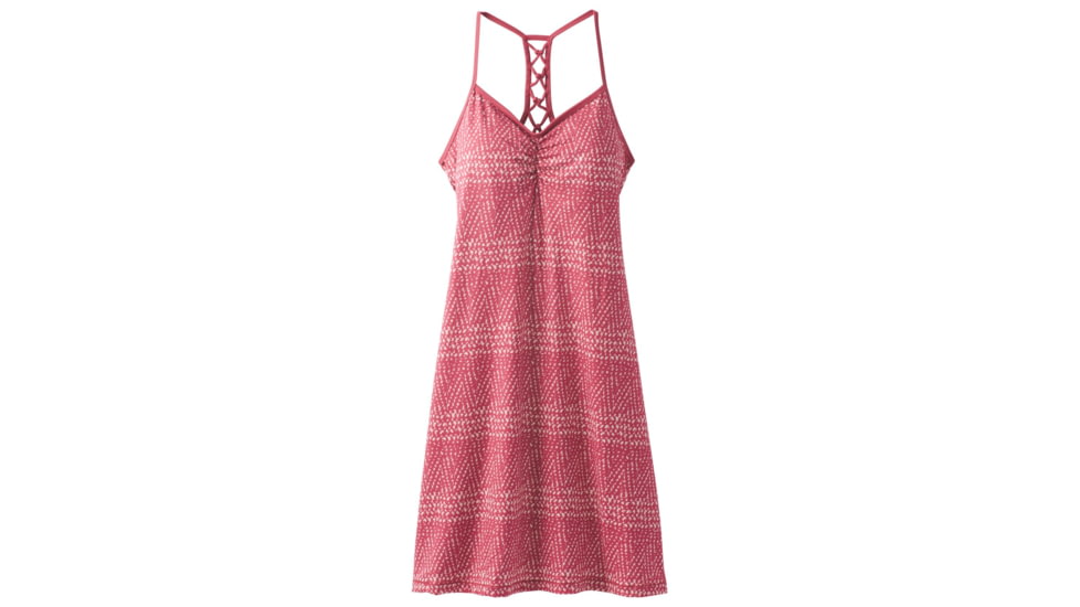 prAna Elixir Dress Womens, Crushed Cran Sumatra, Small, W31180587-CCSU-S