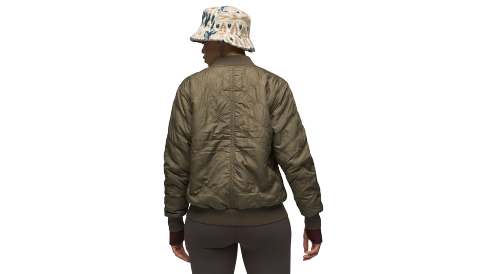 prAna Esla Bomber Jacket - Womens, Slate Green, Large, 1968741-300-L
