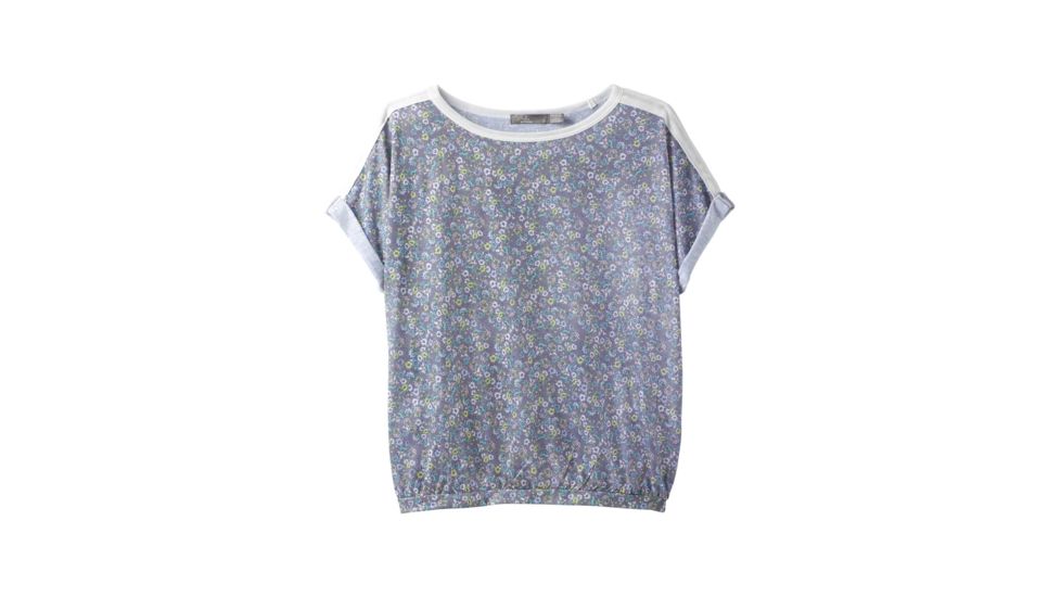 prAna Etta Top Womens, Gravel Blossom, X-Small, W11180458-GABO-XS
