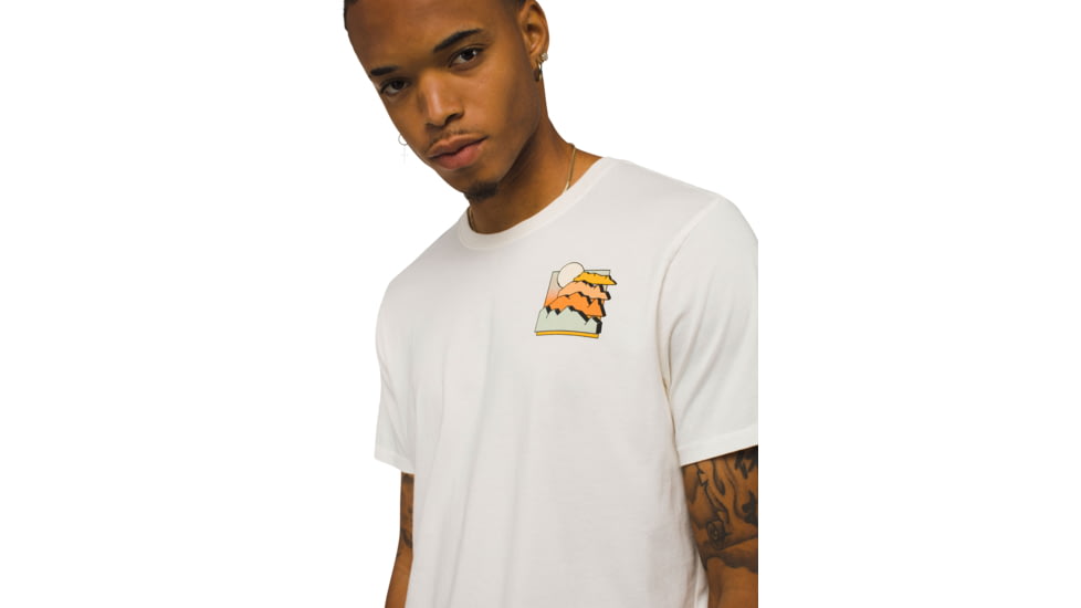 prAna Everyday Stacks SS Tee - Mens, Canvas, XL, 2065071-252-ST-XL
