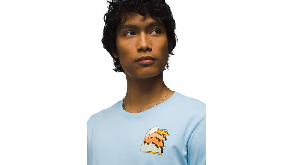 prAna Everyday Stacks SS Tee - Mens, Crescent Bay, XXL, 2065071-402-ST-XXL
