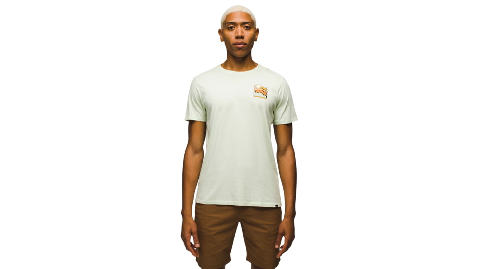 prAna Everyday Stacks SS Tee - Mens, Pale Aloe, XXL, 2065071-302-ST-XXL