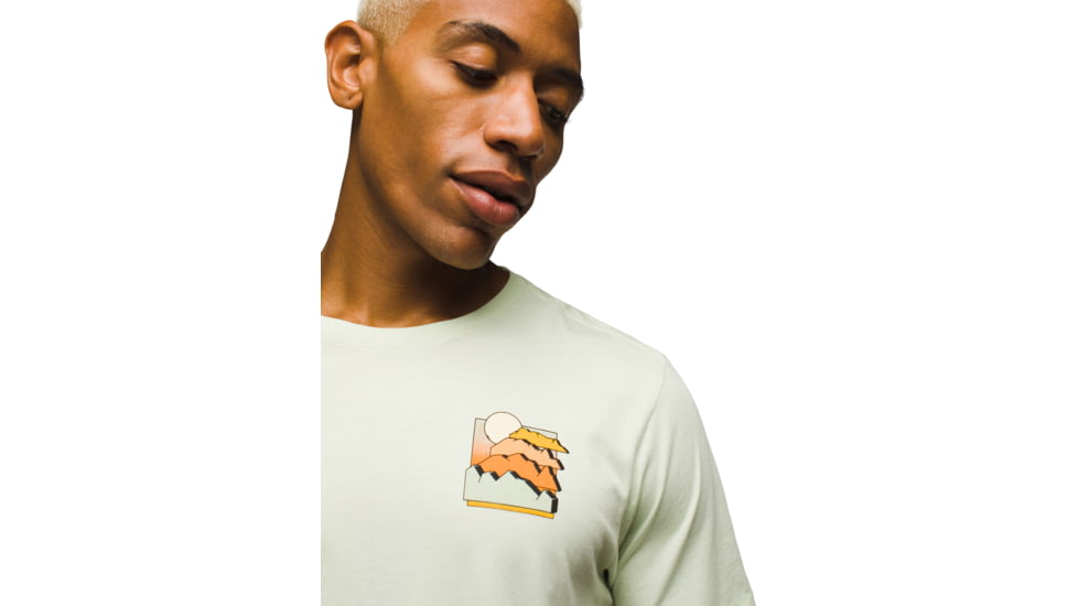 prAna Everyday Stacks SS Tee - Mens, Pale Aloe, XXL, 2065071-302-ST-XXL