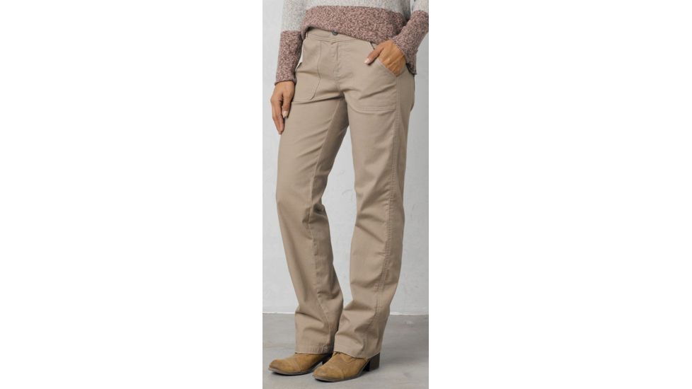 prAna Evie Pant - Women's-Dark Khaki-Regular Inseam-12