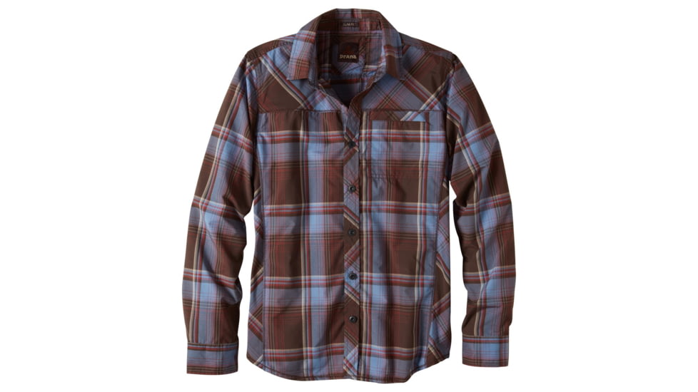 prAna Farley Long Sleeve Shirt - Men's-Espresso-Small