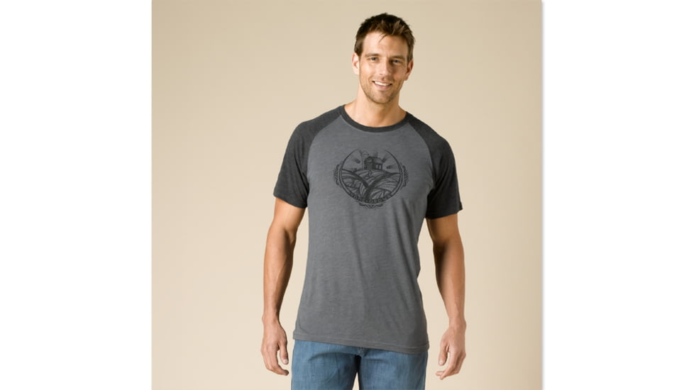 prAna Farm Tee - Men's-Charcoal-Small