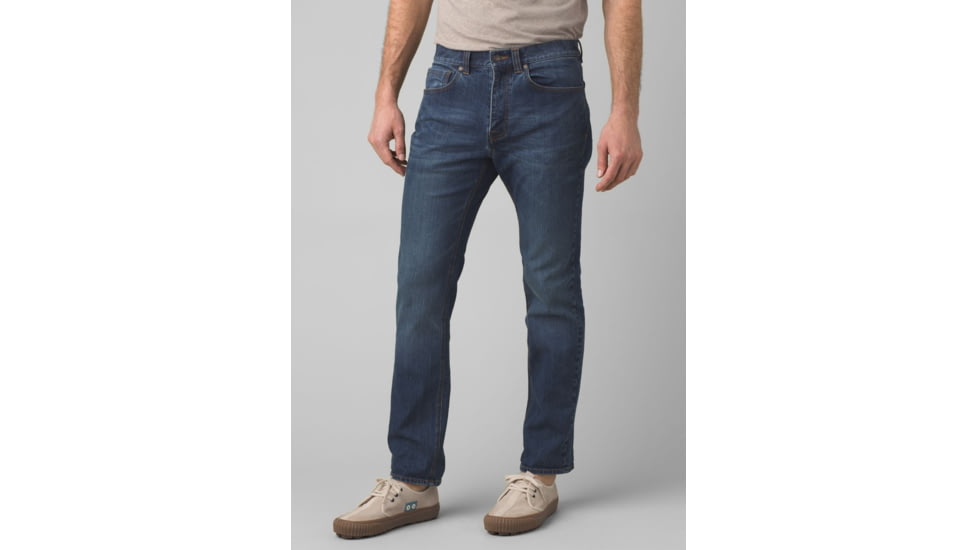 prAna Feener Jean 32 Inseam Jeans, Light Indigo Wash, 36, M41203246-LTIW-36