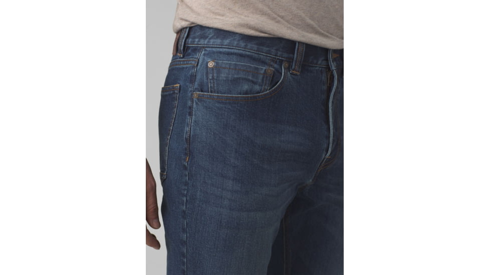 prAna Feener Jean 32 Inseam Jeans, Light Indigo Wash, 36, M41203246-LTIW-36