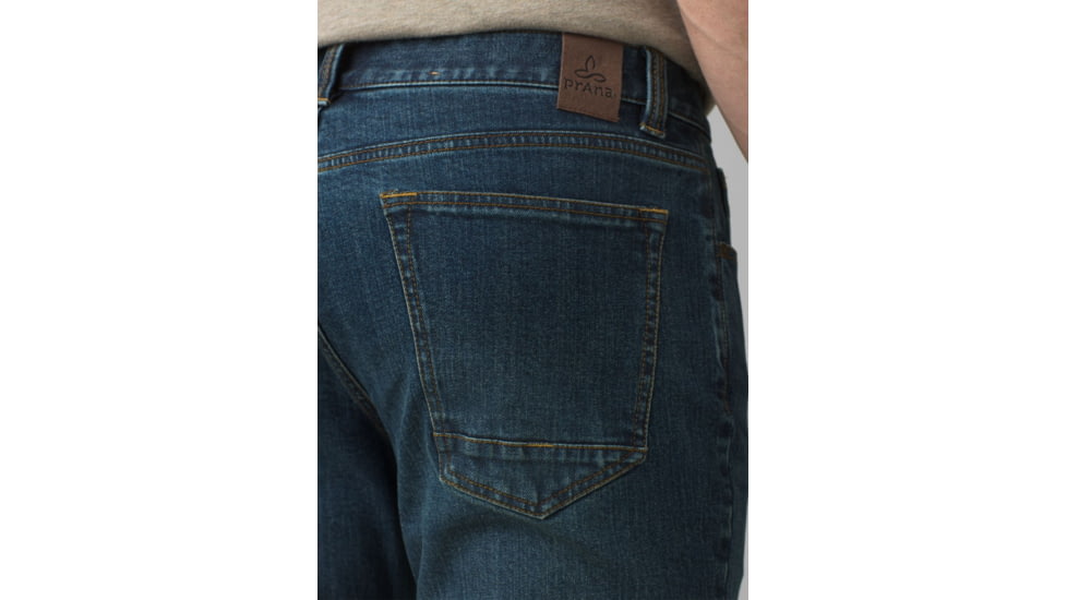 prAna Feener Jean 32 Inseam Jeans, Light Indigo Wash, 36, M41203246-LTIW-36