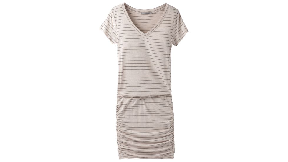 prAna Foundation Dress, Pebble Grey Heather Stripe, XLarge, W31180370 -064-XL