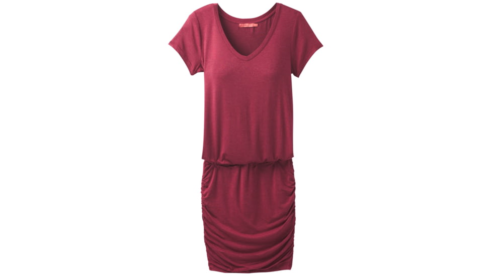 prAna Foundation Dress - Womens, Crushed Cran Heather, Medium, W31180370-CRHT-M