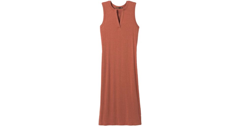 prAna Foundation Midi Dress - Womens, Liqueur Heather, Medium, W31202056-LQHT-M
