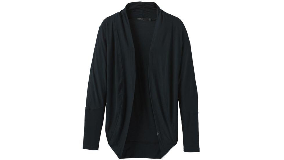 prAna Foundation Shrug Sweaters - Womens, Black, Medium, W23190958-BLK-M