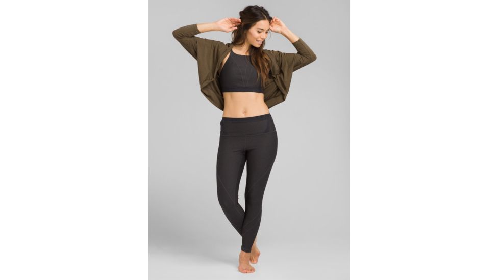 prAna Foundation Shrug Sweaters - Womens, Slate Heather, Small, W23190958-SLHT-S