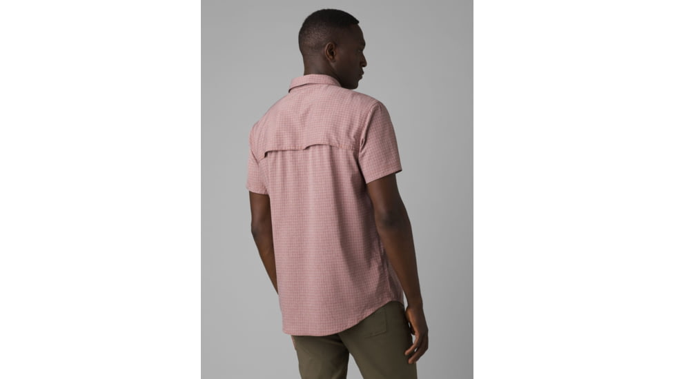 prAna Garvan Short Sleeve Shirt - Mens, Manzanita, S, 1965641-201-ST-S