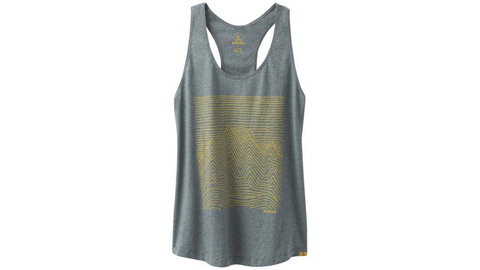 prAna Graphic Tank - Womens, Weathered Blue Heather, Small, W11170152-WBHT-S