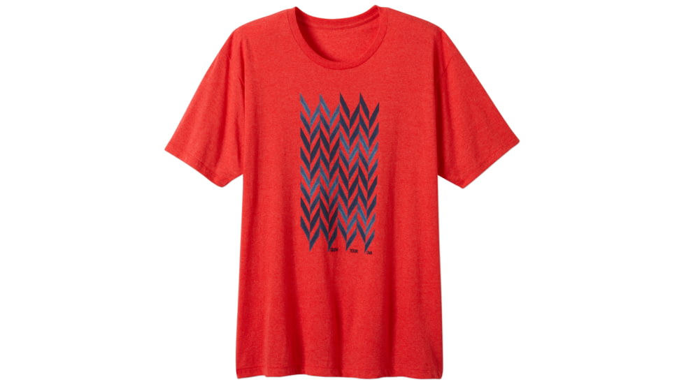 prAna Grow T-Shirt - Men's-Red Heather-Small