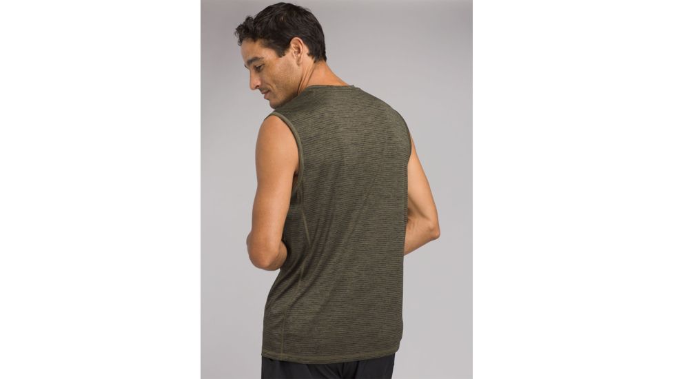 prAna Hardesty Tank - Mens, Cargo Stripe, Small, M11170401 -357-S