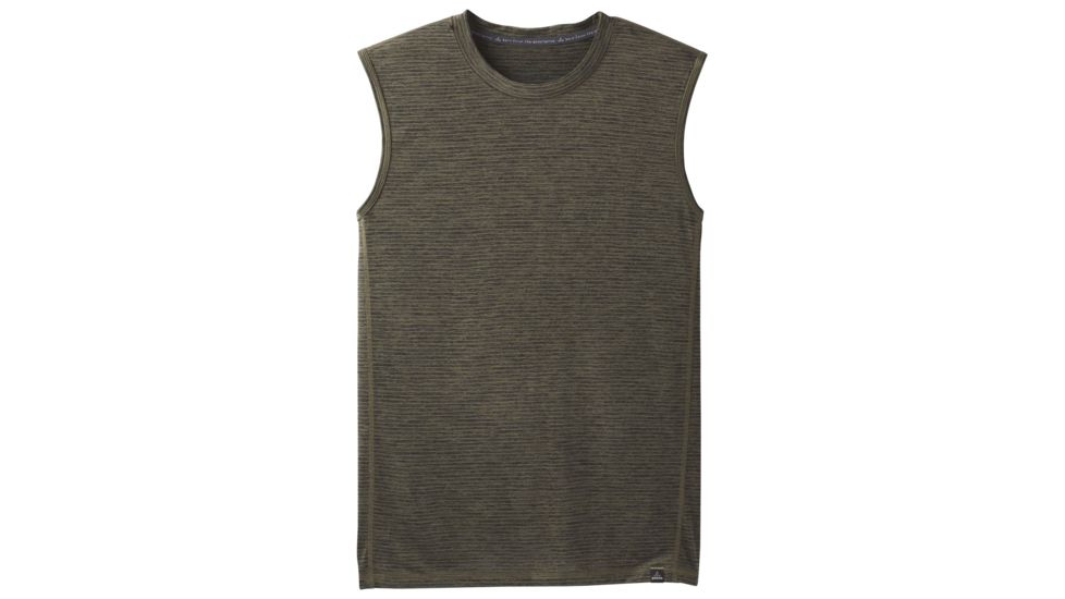 prAna Hardesty Tank - Mens, Cargo Stripe, Small, M11170401 -357-S