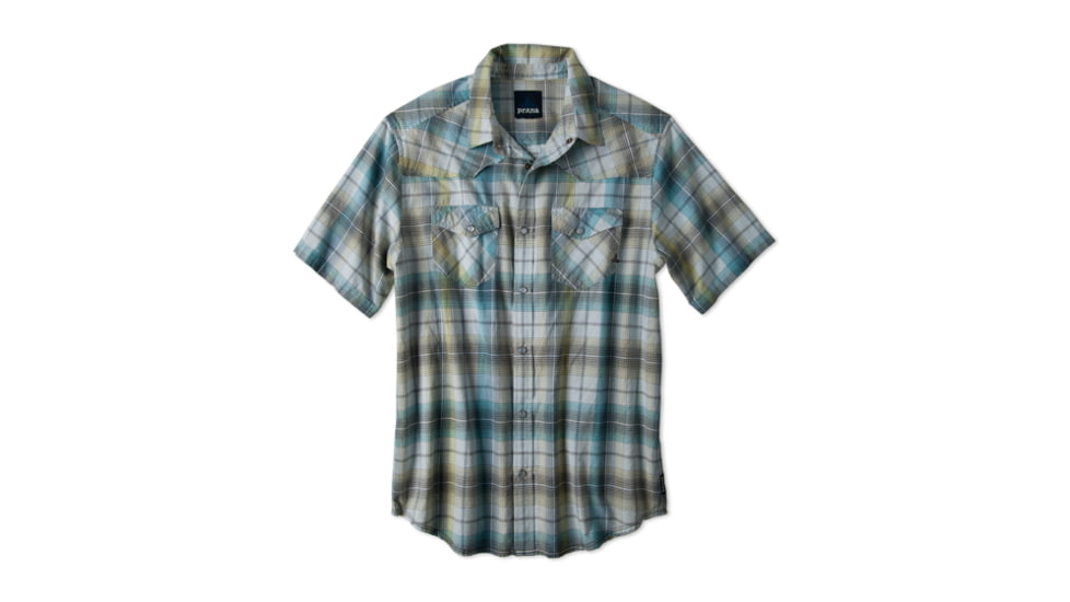prAna Hartman Top - Men's-Light Blue-Small